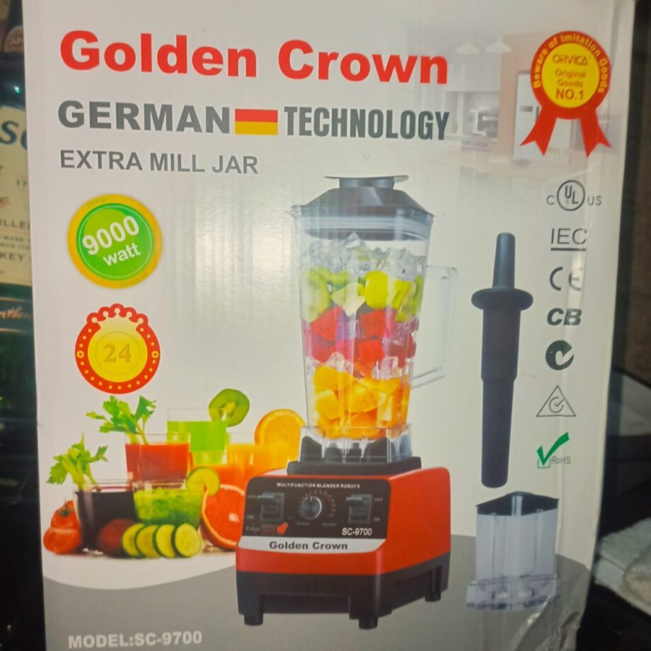 Golden crown blender